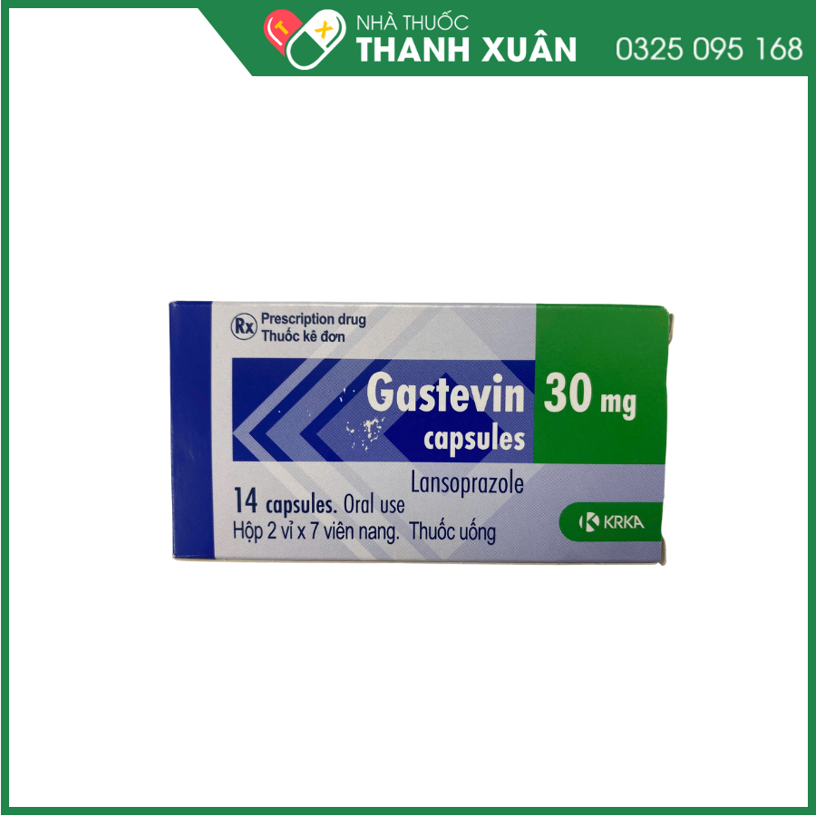Gastevin 30mg điều trị loét dạ dày-tá tràng